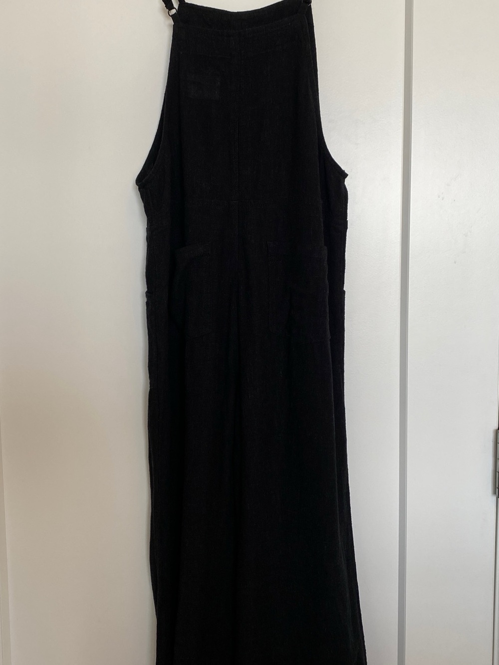 Jack by BB Dakota Black Sleeveless Maxi Jumper Dress